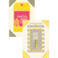 Authentique Paper - Margie Romney-Aslett - Blissful Collection - Headlines - Die Cut Cardstock Titles 2