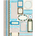 Authentique Paper - Journey Collection - Die Cut Cardstock Pieces - Tabloids