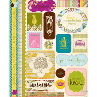 Authentique Paper - Splendid Collection - Die Cut Cardstock Pieces - Icons