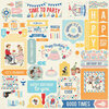 Authentique Paper - Hooray Collection - 12 x 12 Cardstock Stickers - Details