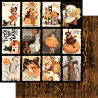 Authentique Paper - Masquerade Collection - 12 x 12 Double Sided Paper - Number Seven