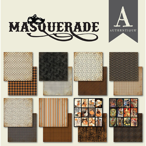 Authentique Paper - Masquerade Collection - 6 x 6 Paper Pad Bundle