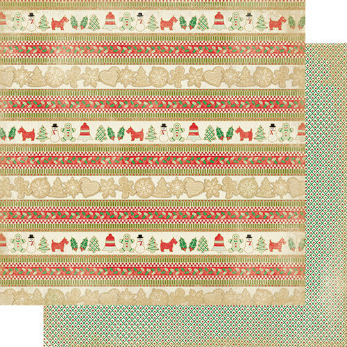 Authentique Paper - Christmas - Rejoice Collection - 12 x 12 Double Sided Paper - Number Seventeen