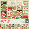 Authentique Paper - Christmas - Rejoice Collection - 12 x 12 Essentials Collection Kit