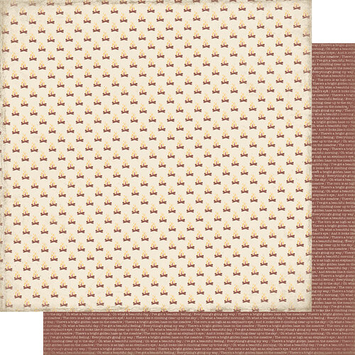 Authentique Paper - Rustic Collection - 12 x 12 Doubled-Sided Paper - Five