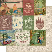Authentique Paper - Rustic Collection - 12 x 12 Doubled-Sided Paper - Eight