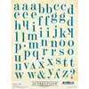 Authentique Paper - Journey Collection - Cardstock Stickers - Classic Type Alphabet