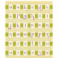 Authentique Paper - Splendid Collection - Cardstock Stickers - Classic Type Alphabet