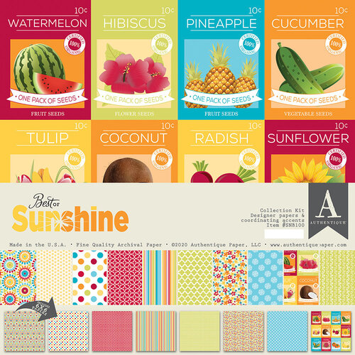 Authentique Paper - Best of Sunshine Collection - Collection Kit