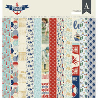 Authentique Paper - Voyage Collection - 12 x 12 Paper Pad