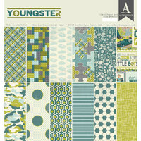 Authentique Paper - Youngster Collection - 12 x 12 Double-Sided Paper Pad