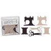 Basically Bare - Basically Embellies - Signature Series - Chipboard Pieces - Sew Vintage Set