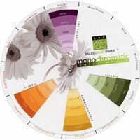 Bazzill Basics Monochromatic Color Wheel, CLEARANCE
