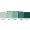 Bazzill Basics - Monochromatic Packs 8.5 x 11 - Blue-Green