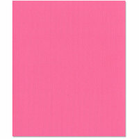 Bazzill Basics - 8.5 x 11 Cardstock - Orange Peel Texture - Pink Fairy
