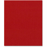 Bazzill Basics - 8.5 x 11 Cardstock - Classic Texture - Cardinal