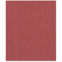 Bazzill Basics - 8.5 x 11 Cardstock - Canvas Bling Texture - Red Carpet