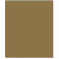 Bazzill Basics - Prismatics - 8.5 x 11 Cardstock - Dimpled Texture - Suede Brown Medium, CLEARANCE