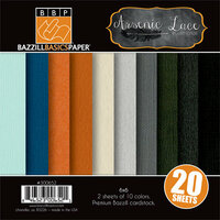 Bazzill Basics - Janet Hopkins - Arsenic and Lace Collection - 6 x 6 Coordinating Cardstock Multipack
