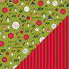 Bazzill Basics - Sweetwater - Countdown to Christmas Collection - 12 x 12 Double Sided Paper - Tis The Season