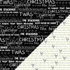 Bazzill Basics - Sweetwater - Countdown to Christmas Collection - 12 x 12 Double Sided Paper - Twas The Night