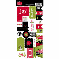 Bazzill Basics - Sweetwater - Countdown to Christmas Collection - Cardstock Stickers
