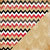 Bazzill Basics - Margie Romney Aslett - Nordic Pines Collection - 12 x 12 Double Sided Paper - Multi Chevron