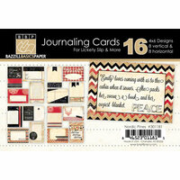 Bazzill Basics - Margie Romney Aslett - Nordic Pines Collection - Lickety Slip - 4 x 6 Journaling Cards