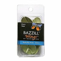 Bazzill Basics - Really Big Brads - 25 mm - Pear, CLEARANCE