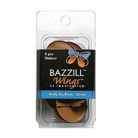 Bazzill Basics - Really Big Brads - 25 mm - Walnut, CLEARANCE