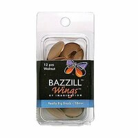 Bazzill Basics - Really Big Brads - 18 mm - Walnut, CLEARANCE