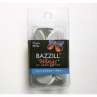 Bazzill Basics - Really Big Brads - 18 mm - White