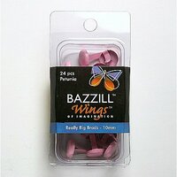 Bazzill Basics - Really Big Brads - 10 mm - Petunia, CLEARANCE