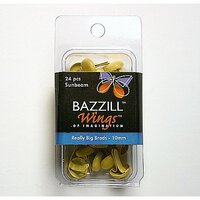 Bazzill Basics - Really Big Brads - 10 mm - Sunbeam, CLEARANCE