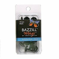 Bazzill Basics - Really Big Brads - 10 mm - Black, CLEARANCE