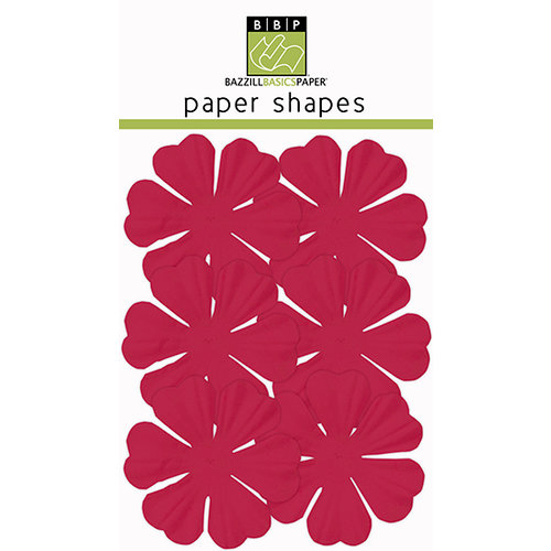 Bazzill Basics - Paper Shapes - Flowers - 6 Pieces - Primula - Lollipop