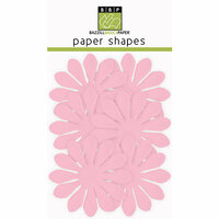 Bazzill Basics - Paper Shapes - Flowers - 6 Pieces - Gerbera - Cotton Candy