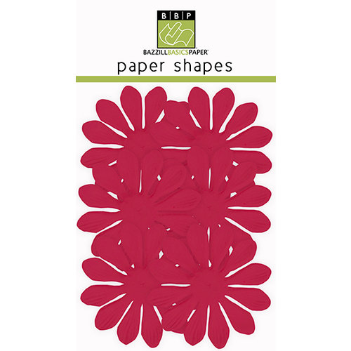 Bazzill Basics - Paper Shapes - Flowers - 6 Pieces - Gerbera - Lollipop