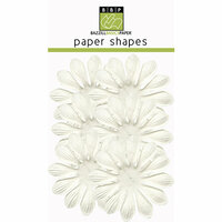 Bazzill Basics - Paper Shapes - Flowers - 6 Pieces - Gerbera - Natural