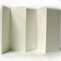Bazzill Basics Accordion Cardstock - Policy - White-OP