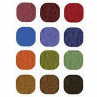 Bazzill Basics Inspirations Cardstock Pack - 12 x 12 - Dark Orange Peel Texture