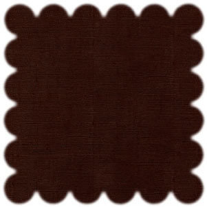 Bazzill Basics - 12x12 Scalloped Cardstock - Brown, CLEARANCE