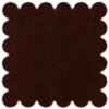 Bazzill Basics - 12x12 Scalloped Cardstock - Brown, CLEARANCE