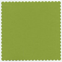 Bazzill Basics - 12x12 Mini Scallop Cardstock - Parakeet, CLEARANCE