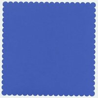 Bazzill Basics - 12x12 Mini Scallop Cardstock - Slate Blue, CLEARANCE