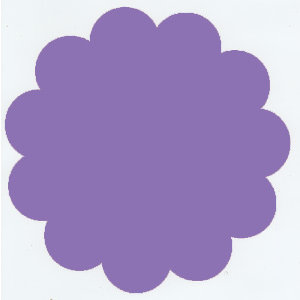 Bazzill Basics - 12x12 Flower Cardstock - Wild Pansy - Purple, CLEARANCE