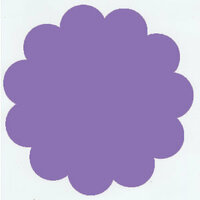 Bazzill Basics - 12x12 Flower Cardstock - Wild Pansy - Purple, CLEARANCE