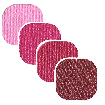Bazzill Basics - Bazzill Bling - 4 Colors - 12x12 Cardstock - Strawberry Daiquiri Bling, CLEARANCE