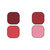 Bazzill Basics - Bazzill Smoothies - 4 Colors - 12x12 Cardstock - Pomegranate Splash