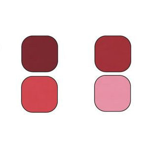 Bazzill Basics - Bazzill Smoothies - 4 Colors - 8.5x11 Cardstock - Pomegranate Splash